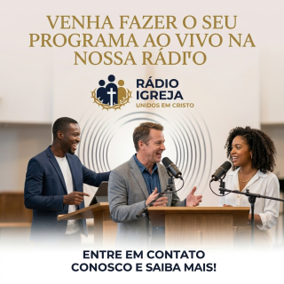Venha fazer programa na nossa rádio